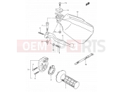 34 - RIGHT HANDLE LEVER - Suzuki DR350 S (1995) (E01)