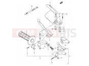 35 - LEFT HANDLE LEVER - Suzuki DR350 S (1995) (E01)
