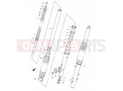 38 - FRONT DAMPER (SEE NOTE) - Suzuki DR350 S (1995) (E01)