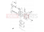 41A - FRONT CALIPER (MODEL N/P/R/S/T) - Suzuki DR350 S (1995) (E01)