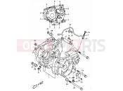 3 - CRANKCASE - Suzuki DR350 V (1997) (E01)