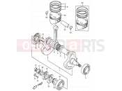 5 - CRANKSHAFT - Suzuki DR350 V (1997) (E01)