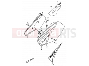 34 - FRAME COVER - Suzuki DR350 V (1997) (E01)