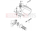 38 - RIGHT HANDLE LEVER - Suzuki DR350 V (1997) (E01)