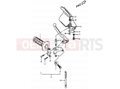 39A - LEFT HANDLE LEVER (E24) - Suzuki DR350 V (1997) (E01)