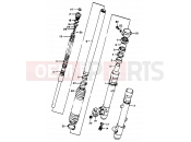 43 - FRONT DAMPER - Suzuki DR350 V (1997) (E01)