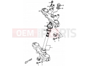 44 - STEERING STEM - Suzuki DR350 V (1997) (E01)