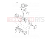5 - CRANKSHAFT - Suzuki DR350S L (1990) (E02)
