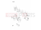 SUZUKI DR350S M (1991) (E02) 12 - OIL PUMP