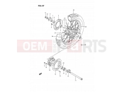 SUZUKI DR350S M (1991) (E02) 47 - REAR WHEEL