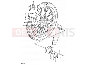 SUZUKI DR400S X (1999) 61 - FRONT WHEEL (DR400SX)