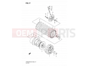17 - CLUTCH - Suzuki DR650SE K8 (2008) (E03,E28,E33)