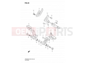32 - FOOTREST - Suzuki DR650SE K8 (2008) (E03,E28,E33)