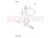 40 - RIGHT HANDLE LEVER - Suzuki DR650SE K8 (2008) (E03,E28,E33)
