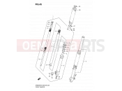 45 - FRONT DAMPER - Suzuki DR650SE K8 (2008) (E03,E28,E33)