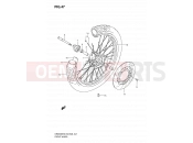 47 - FRONT WHEEL - Suzuki DR650SE K8 (2008) (E03,E28,E33)