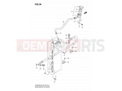 54 - REAR MASTER CYLINDER - Suzuki DR650SE K8 (2008) (E03,E28,E33)
