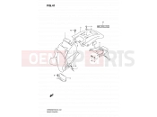 SUZUKI DR650SE K8 (2008) (E24) 41 - REAR FENDER