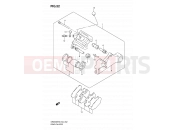 SUZUKI DR650SE K8 (2008) (E24) 52 - REAR CALIPER