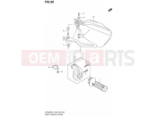 SUZUKI DR650SE L2 (2012) (E03,E28,E33) 50 - RIGHT HANDLE LEVER