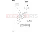SUZUKI DR650SE L2 (2012) (E03,E28,E33) 55 - LABEL (DR650SEL2 E33)