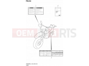 SUZUKI DR650SE L4 (2014) (E03,E28,E33) 54 - LABEL (DR650SEL4 E28)