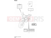 SUZUKI DR650SE L4 (2014) (E03,E28,E33) 55 - LABEL (DR650SEL4 E33)