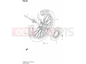 SUZUKI DR650SE L4 (2014) (E03,E28,E33) 59 - FRONT WHEEL
