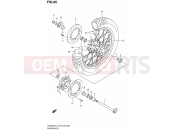SUZUKI DR650SE L4 (2014) (E03,E28,E33) 66 - REAR WHEEL