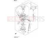 SUZUKI DR650SE L4 (2014) (E24) 11 - CARBURETOR