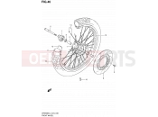 SUZUKI DR650SE L4 (2014) (E24) 46 - FRONT WHEEL
