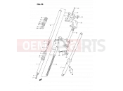 SUZUKI DS80 H (1987) (E03) 23 - FRONT FORK