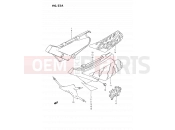 SUZUKI DS80 J (1988) (E24) 22A - FRAME COVER (MODEL N/P/R/S)