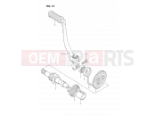 SUZUKI DS80 P (1993) (E24) 12 - KICK STARTER