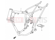 17 - FRAME - Suzuki DS80 T (1996) (E03,E28,E33)