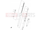28 - FRONT DAMPER - Suzuki DS80 T (1996) (E03,E28,E33)