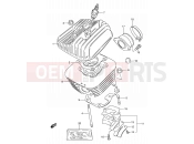 SUZUKI DS80 T (1996) (E24) 1 - CYLINDER