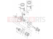 SUZUKI DS80 V (1997) (E03,E28,E33) 4 - CRANKSHAFT