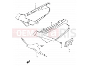22 - FRAME COVER - Suzuki DS80 W (1998) (E24)