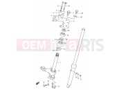 SUZUKI DS80 X (1999) (E03,E28,E33) 29 - STEERING STEM