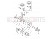 SUZUKI DS80 X (1999) (E24) 4 - CRANKSHAFT