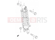 SUZUKI DS80 Y (2000) (E03,E28,E33) 32 - REAR SHOCK ABSORBER