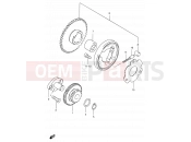 SUZUKI FB100 / FB100D G (1986) 6 - STARTER CLUTCH (FB100DG/DR/DS/DV)