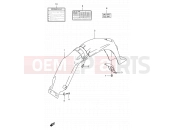 SUZUKI FB100 / FB100D G (1986) 43 - REAR FENDER