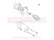 18 - STARTER MOTOR (FB100DG/DR/DS/DV) - Suzuki FB100 / FB100D R (1994)