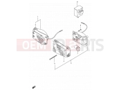 25 - FRONT TURN SIGNAL LAMP (E01,E30,E43,E45,E71,P01) - Suzuki FB100 / FB100D R (1994)