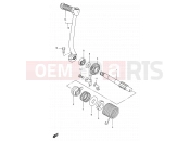 SUZUKI FB100 / FB100D S (1995) 17 - KICK STARTER