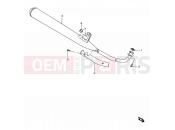 SUZUKI FB100 X (1999) 12 - MUFFLER