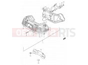 SUZUKI FB100 X (1999) 28 - REAR COMBINATION LAMP (E24)