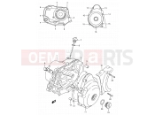 SUZUKI FB80 K (1989) 4 - CRANKCASE COVER